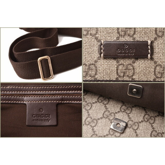 Gucci Shoulder Bag GG Plus Brown Beige - Picture 6 of 9